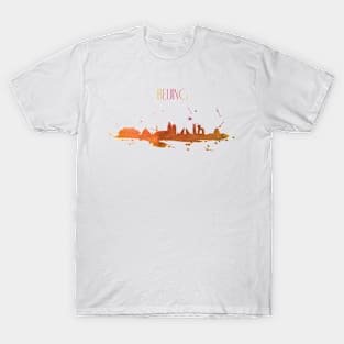 Beijing Watercolor skyline T-Shirt